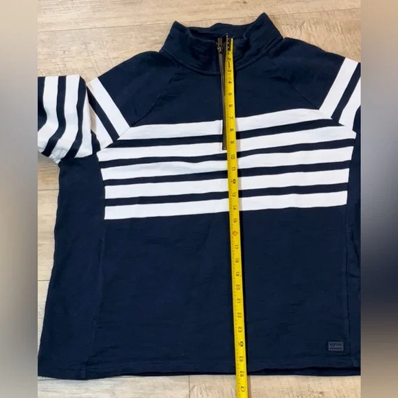 L.L. Bean Women’s Peaks Island Cotton 1/4 Zip Pullover Size 2X - Picture 8 of 9